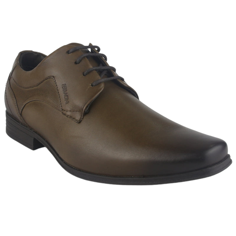 Zapato Ferracini Hombre 6067 Derby Café Oscuro Casual