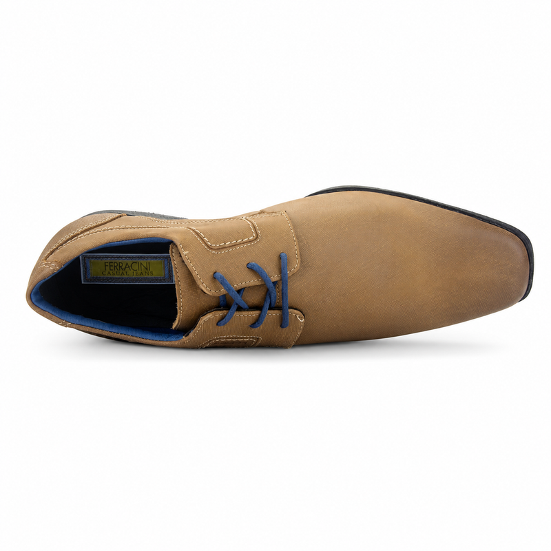Zapato Ferracini Hombre 4921 Harley Blanco Casual