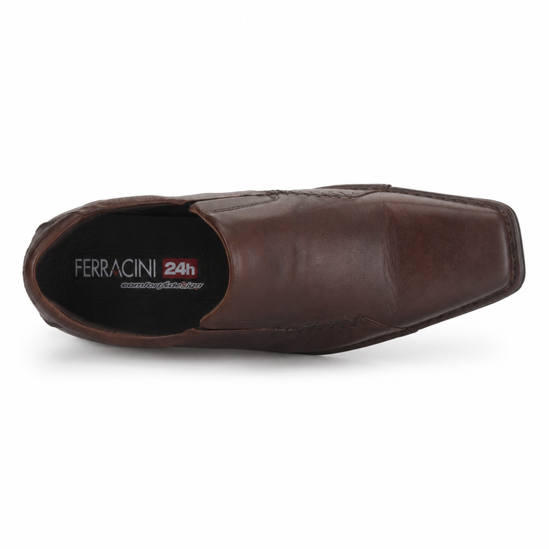 Zapato Ferracini Hombre 4246 Winner Dry Café Oscuro Casual