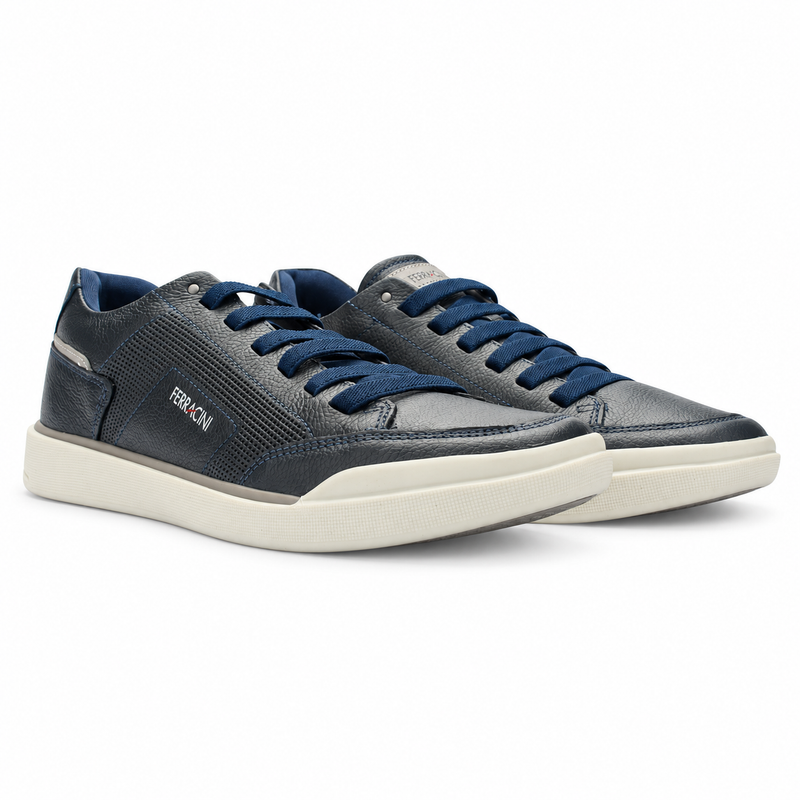 Zapatilla de Hombre Azul Marino Urbano Ferracini 1062 Star