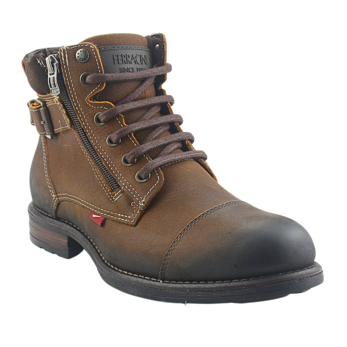 Bototo Ferracini Hombre York 9873 Café Casual