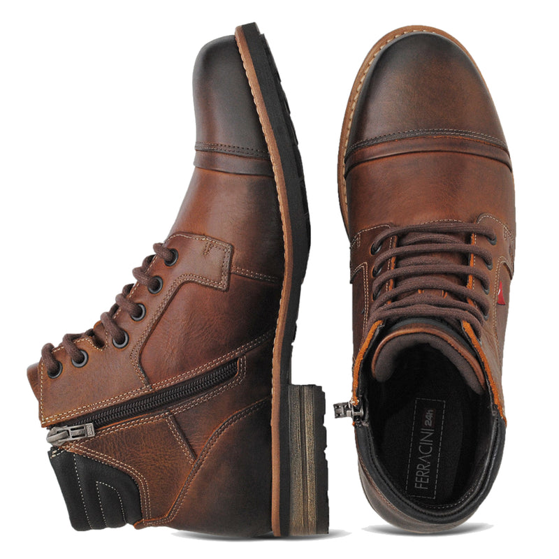 Botin Ferracini Hombre 9882 York Café Casual