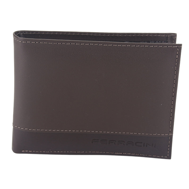 Billeteras Ferracini Hombre Cfb024 M Cafe