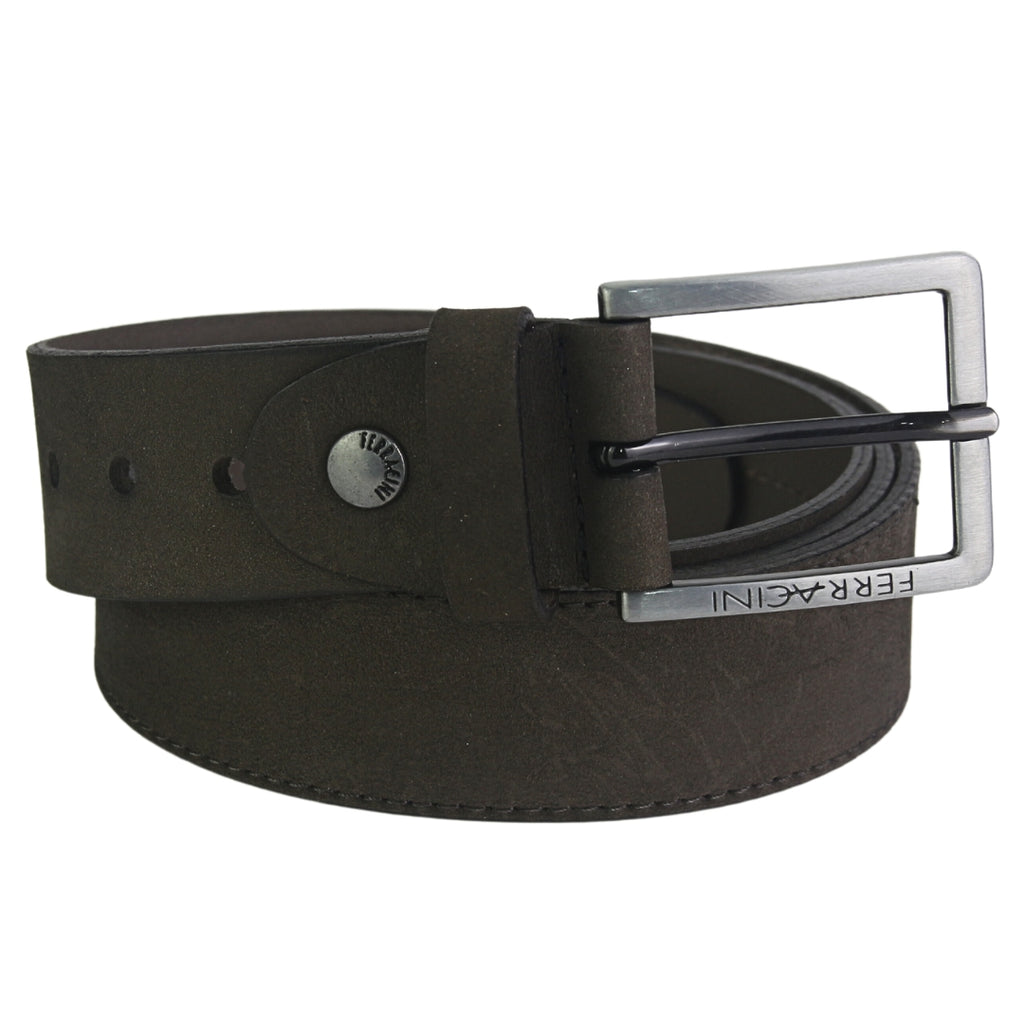 Cinturon Ferracini Hombre Cinto FC265 Petroleo Casual
