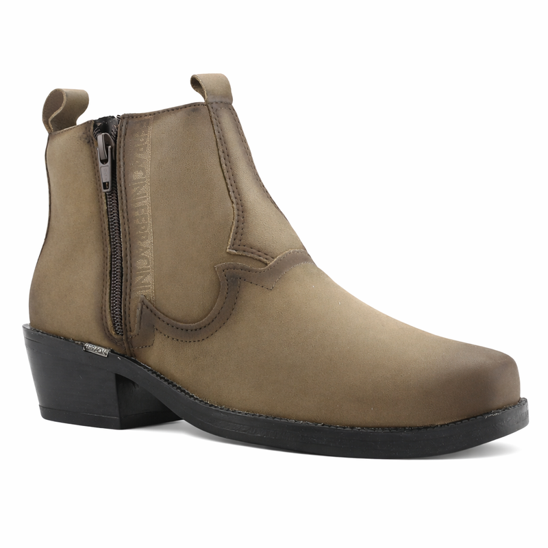 Botin Taupe Hombre Casual Ferracini New Country 8907