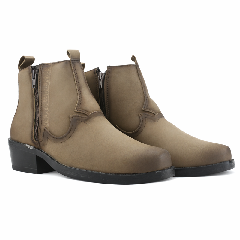 Botin Taupe Hombre Casual Ferracini New Country 8907