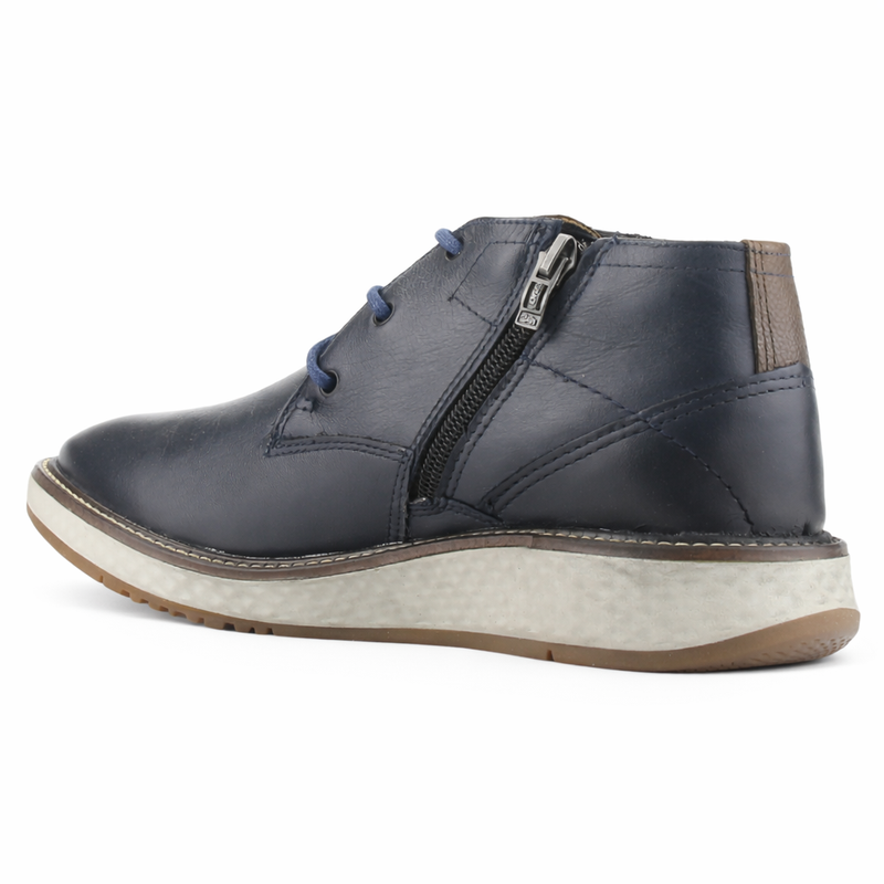 Botin Azul Hombre Casual Ferracini Play 3300