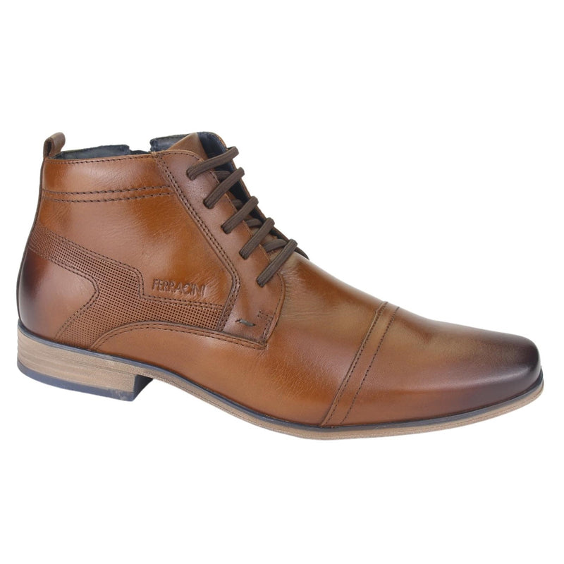 Botin Ferracini Hombre 6071 Derby Café Casual