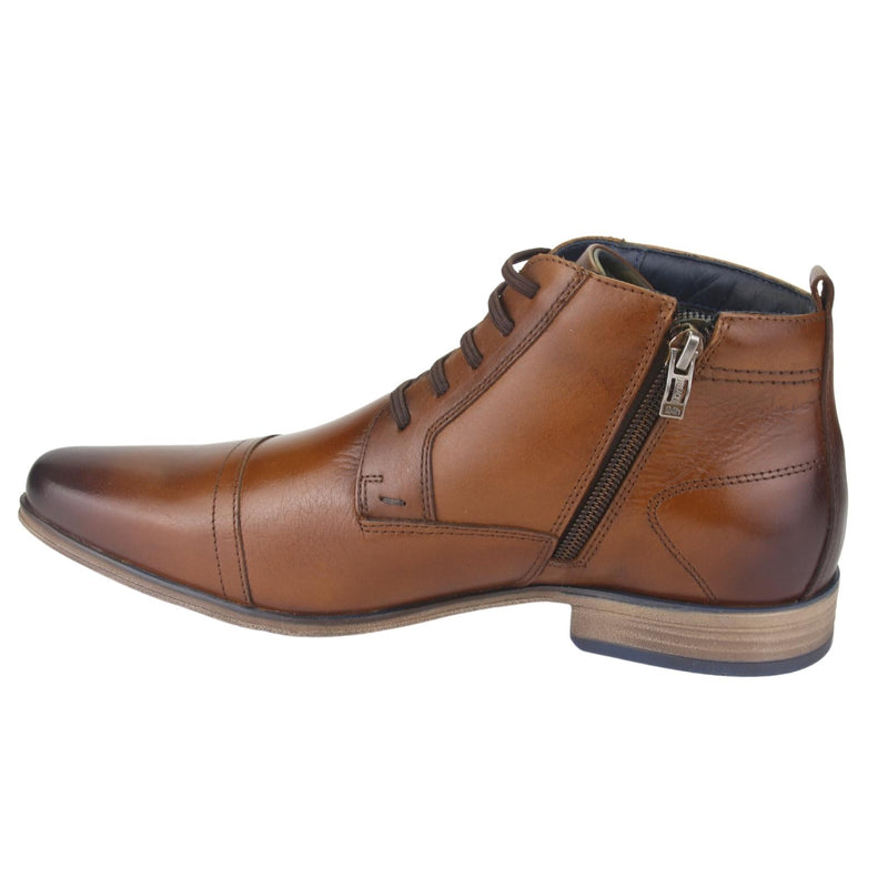 Botin Ferracini Hombre 6071 Derby Café Casual