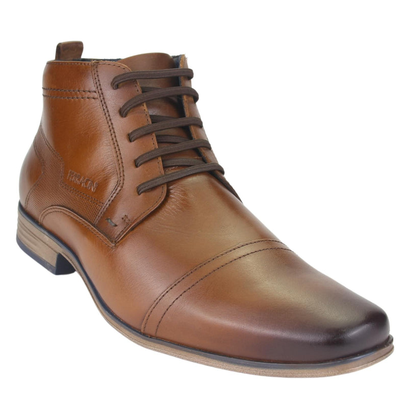 Botin Ferracini Hombre 6071 Derby Café Casual