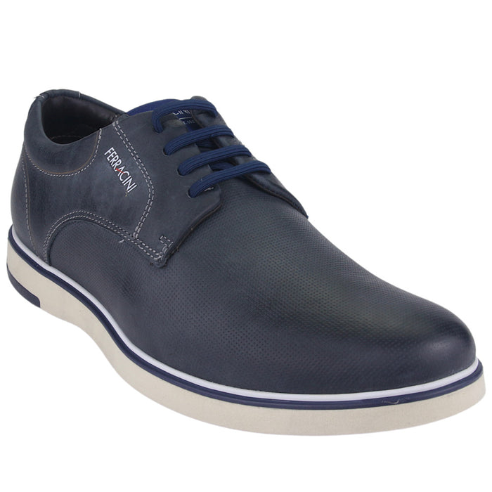 Zapato Ferracini Hombre Cordoba 3025 Azul Casual