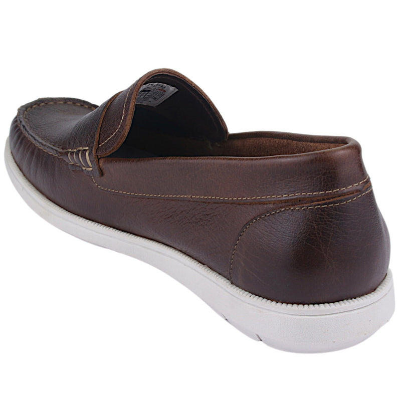 Mocasin Ferracini Hombre 4952 Euro Café Oscuro Casual