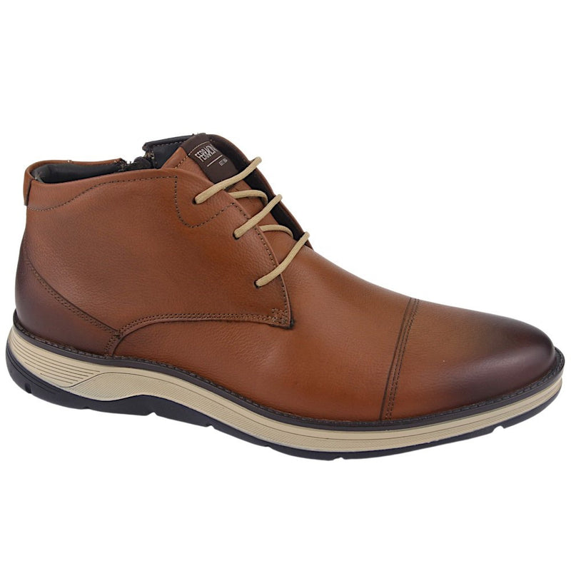 Botin Ferracini Hombre 5542 Fluence Café Oscuro Casual