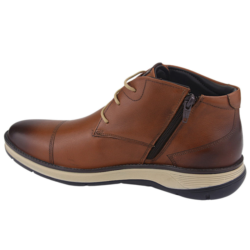 Botin Ferracini Hombre 5542 Fluence Café Oscuro Casual