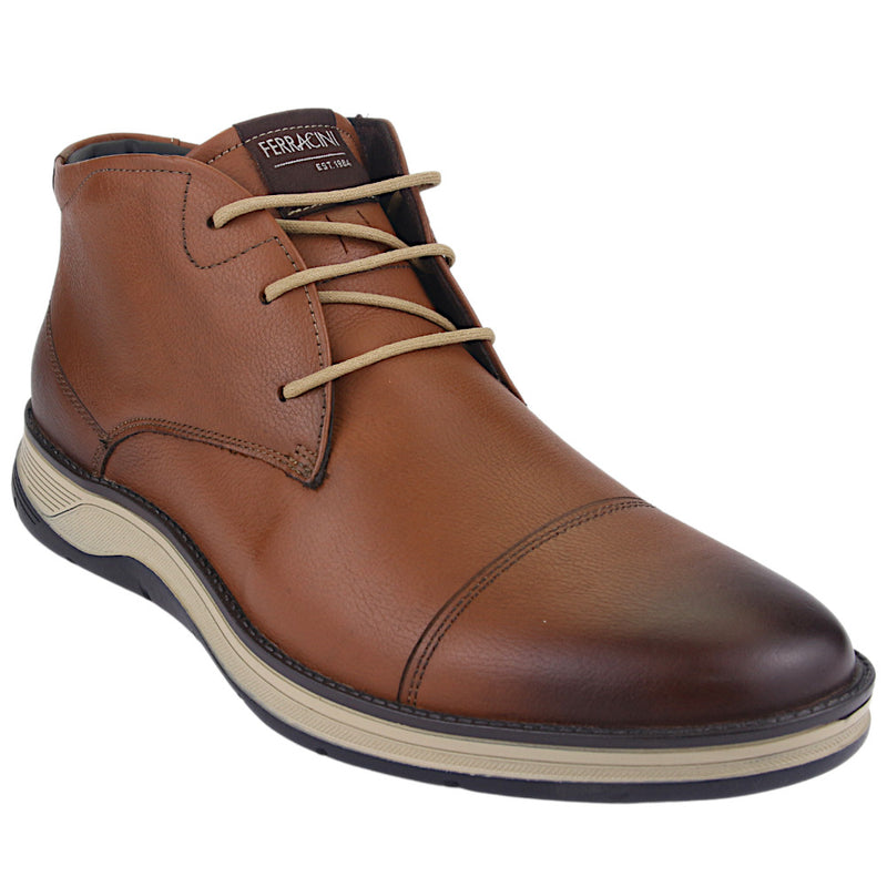 Botin Ferracini Hombre 5542 Fluence Café Oscuro Casual