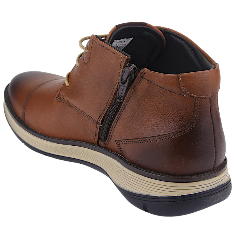 Botin Ferracini Hombre 5542 Fluence Café Oscuro Casual