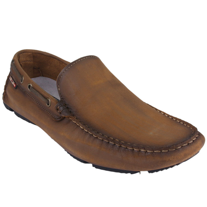 Mocasin Ferracini Hombre Aruana 3458 Beige Casual