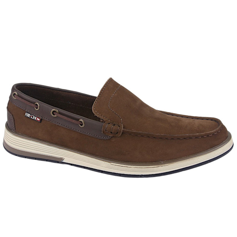 Mocasin Ferracini Hombre 6985 Ultra Summer Café Casual