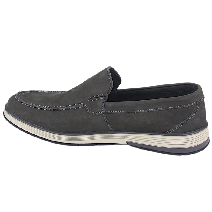Mocasin Ferracini Hombre Ultra 6987 Gris Oscuro Casual
