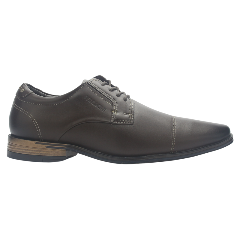 Zapato Café Hombre Casual Ferracini 6214 Porto