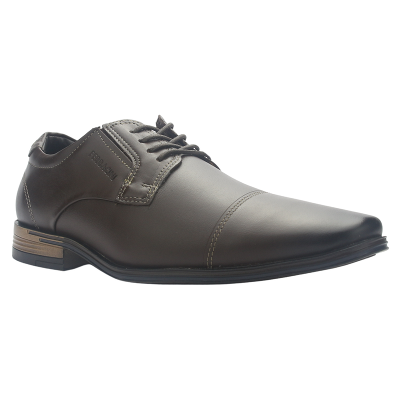 Zapato Café Hombre Casual Ferracini 6214 Porto