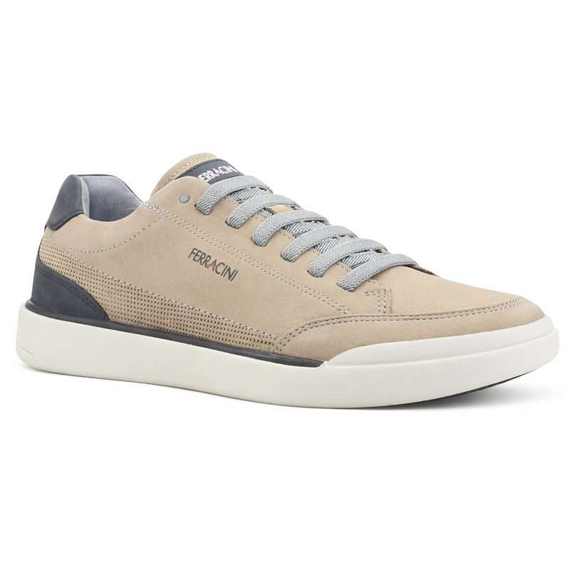 Zapatilla Beige Hombre Casual Ferracini Star 1056