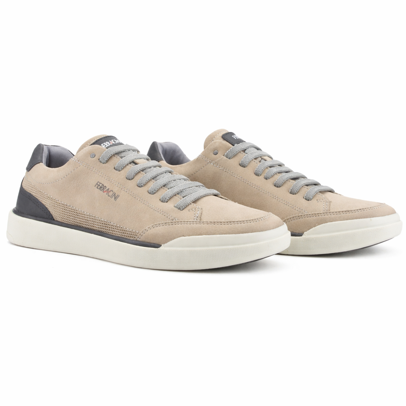 Zapatilla Beige Hombre Casual Ferracini Star 1056