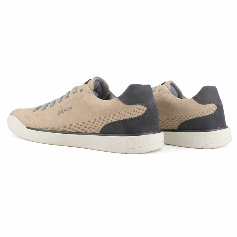 Zapatilla Beige Hombre Casual Ferracini Star 1056