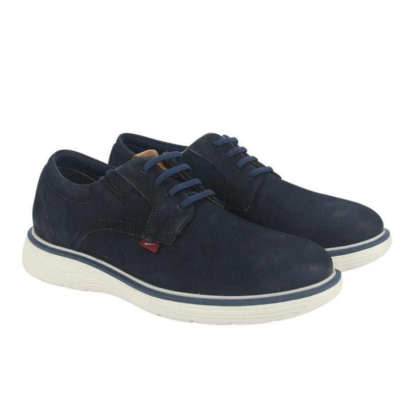 Zapato Ferracini Hombre 4960 Full Rustic Azul Marino Casual