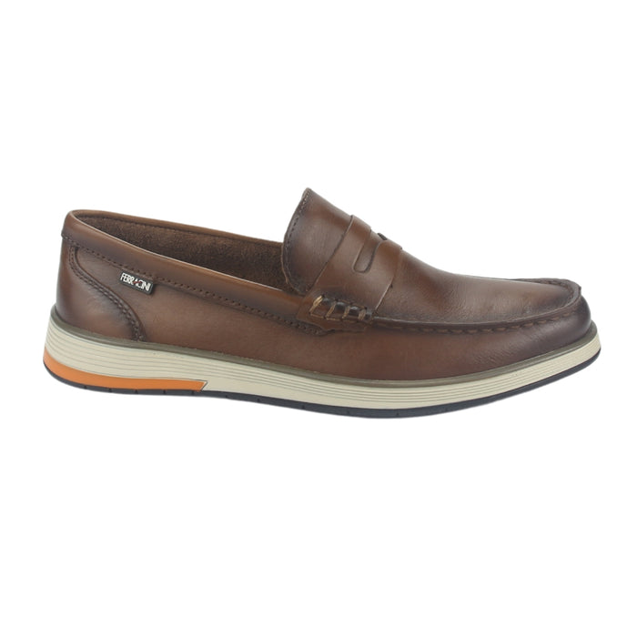 Zapato Ferracini Hombre 6988 Café Casual