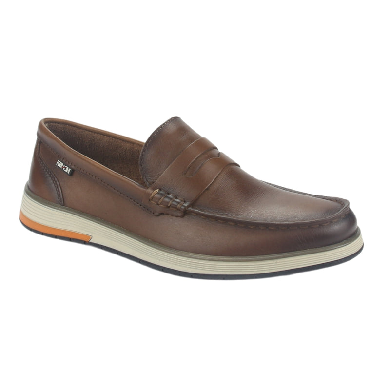 Mocasin Ferracini Hombre 6988 Ultra Summer Café Casual
