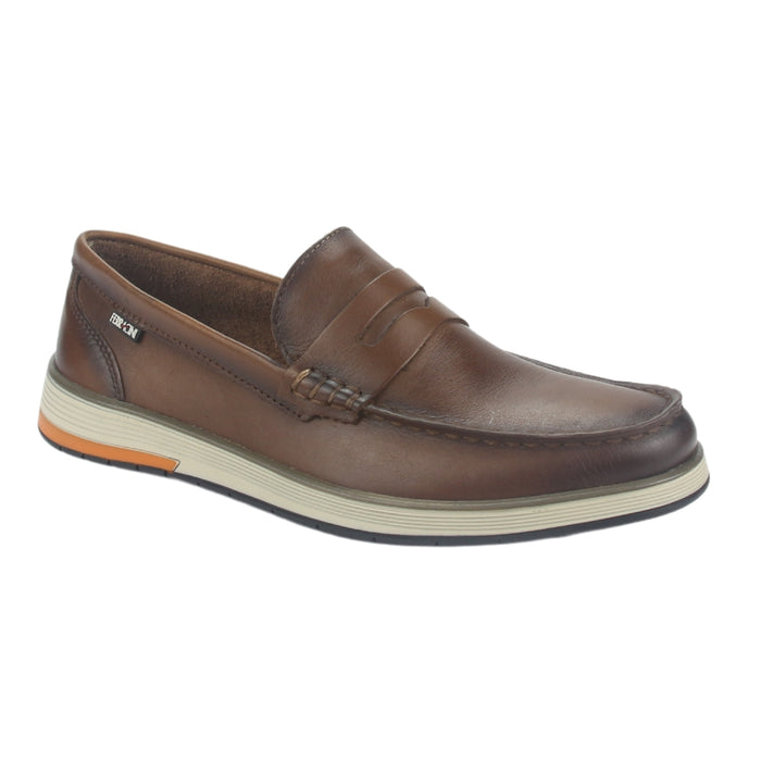 Zapato Ferracini Hombre 6988 Café Casual