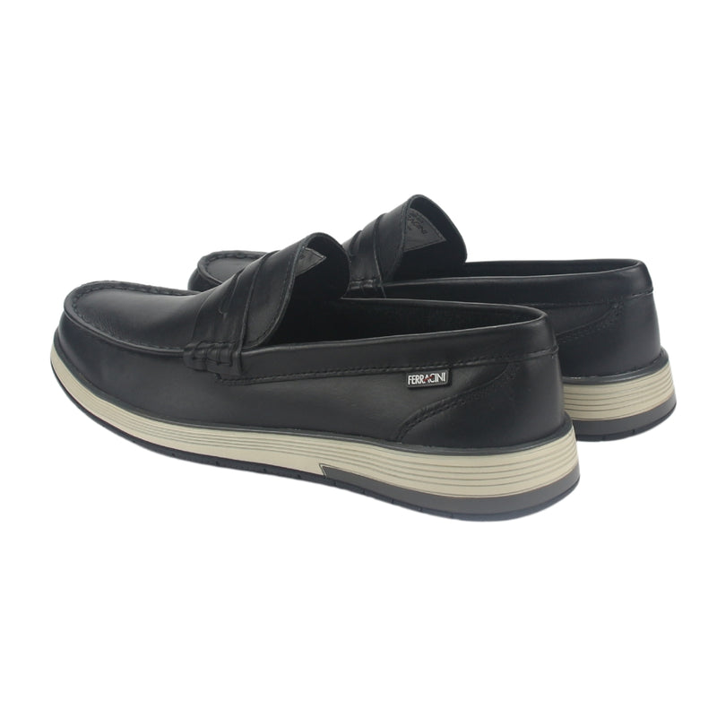 Mocasin Ferracini Hombre 6988 Ultra Summer Negro Casual