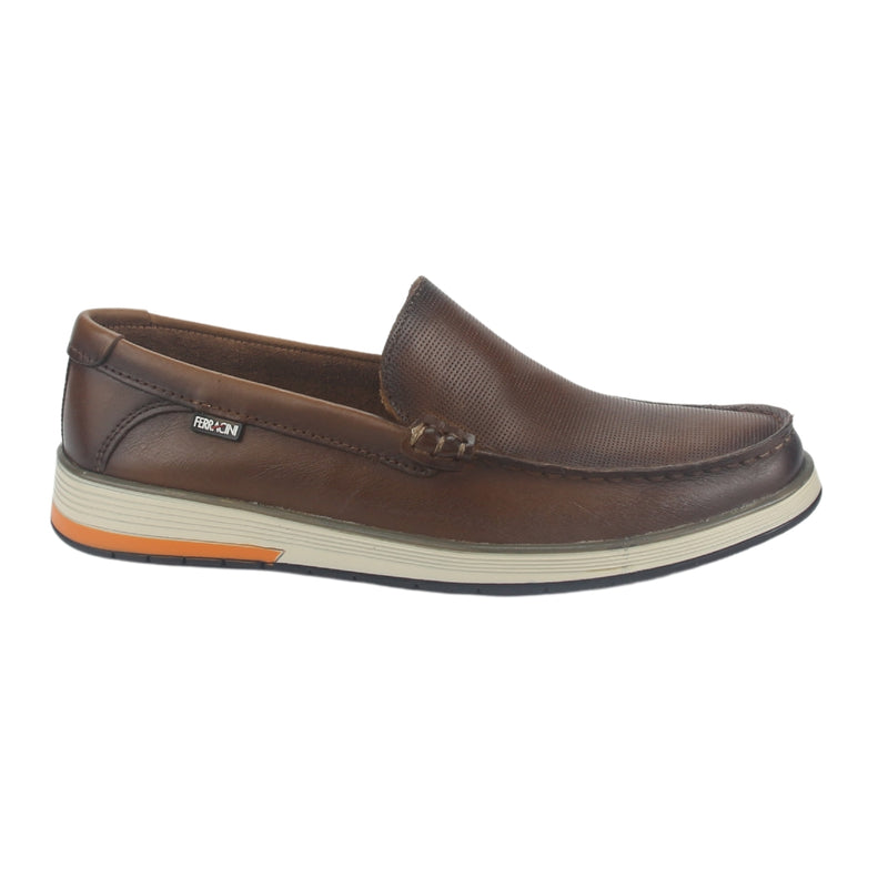 Mocasin Ferracini Hombre 6989 Ultra Summer Café Casual