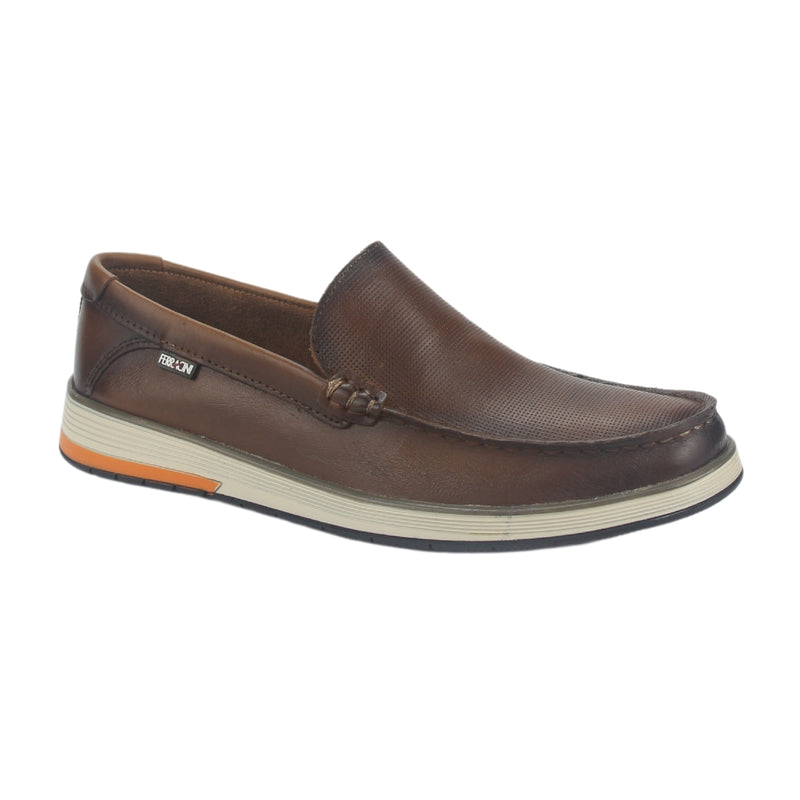 Mocasin Ferracini Hombre 6989 Ultra Summer Café Casual