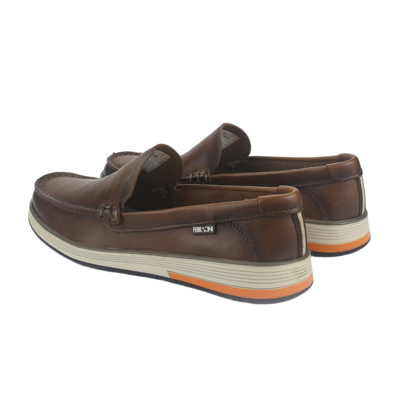Mocasin Ferracini Hombre 6989 Ultra Summer Café Casual