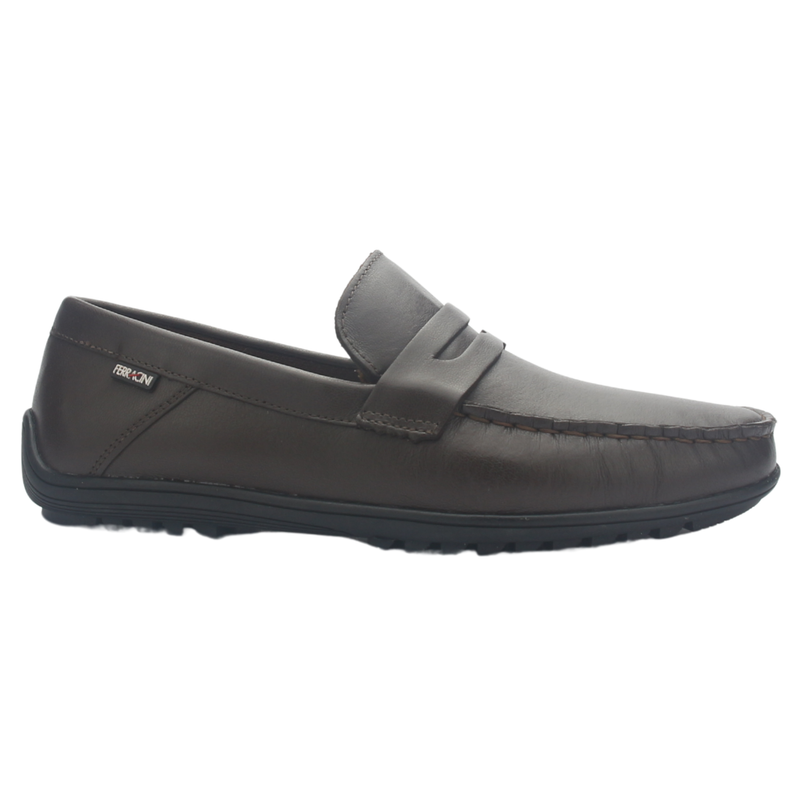 Mocasin Café Hombre Casual Ferracini 5158 Neo