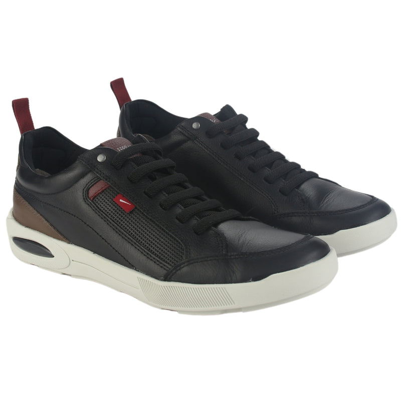 Zapatilla Ferracini Hombre 2271 Pulse Negro Urbano