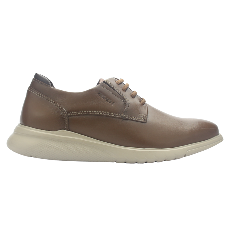 Zapato Café Hombre Casual Ferracini 3846 Glover