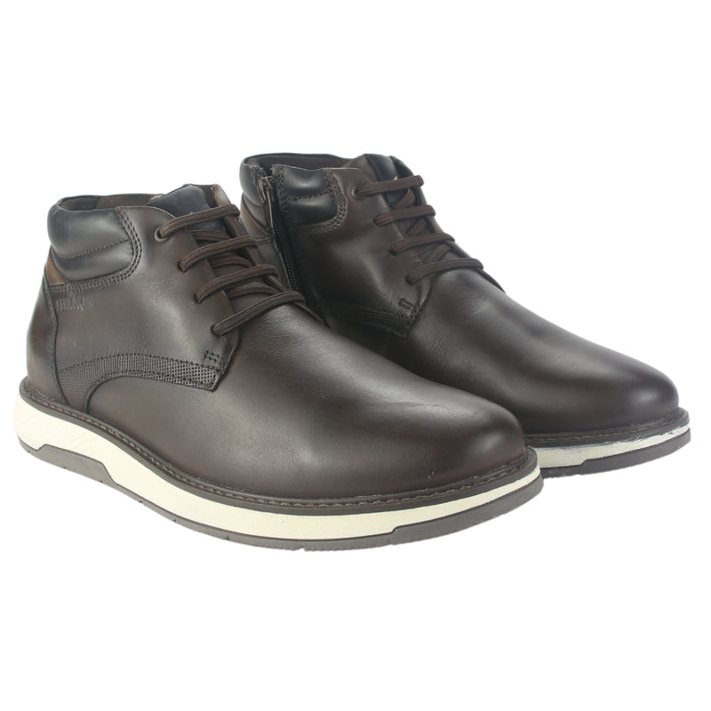 Botin Ferracini Hombre 4172 Wembley Café Oscuro Casual