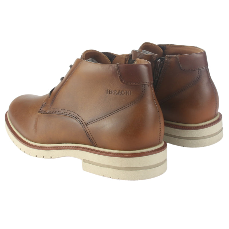 Botin Ferracini Hombre 5437 Firenze Café Claro Casual