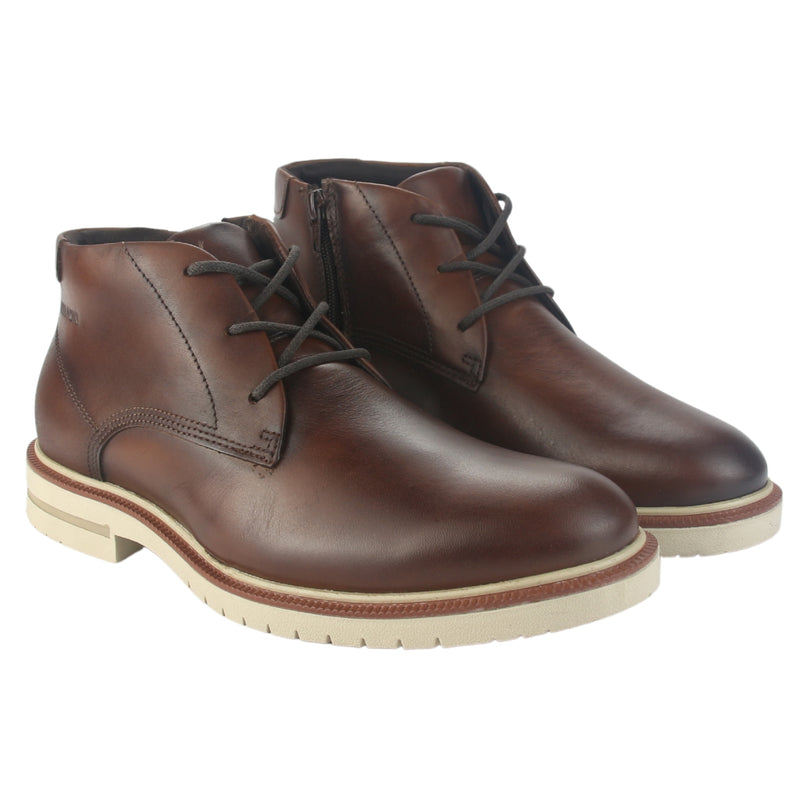 Botin Ferracini Hombre 5437 Firenze Café Oscuro Casual