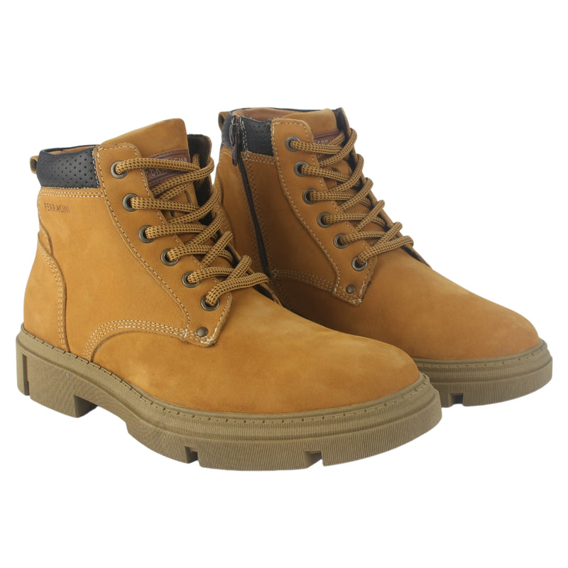 Botin Ferracini Hombre 5909 Aston Camel Casual