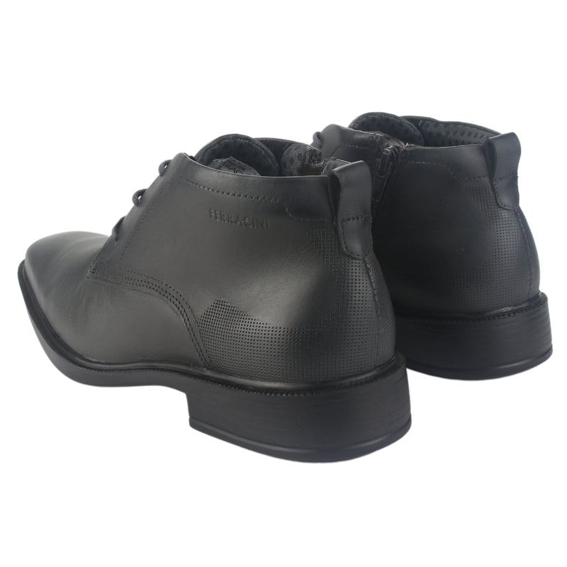 Botin Ferracini Hombre 6867 Paris Plateado Casual