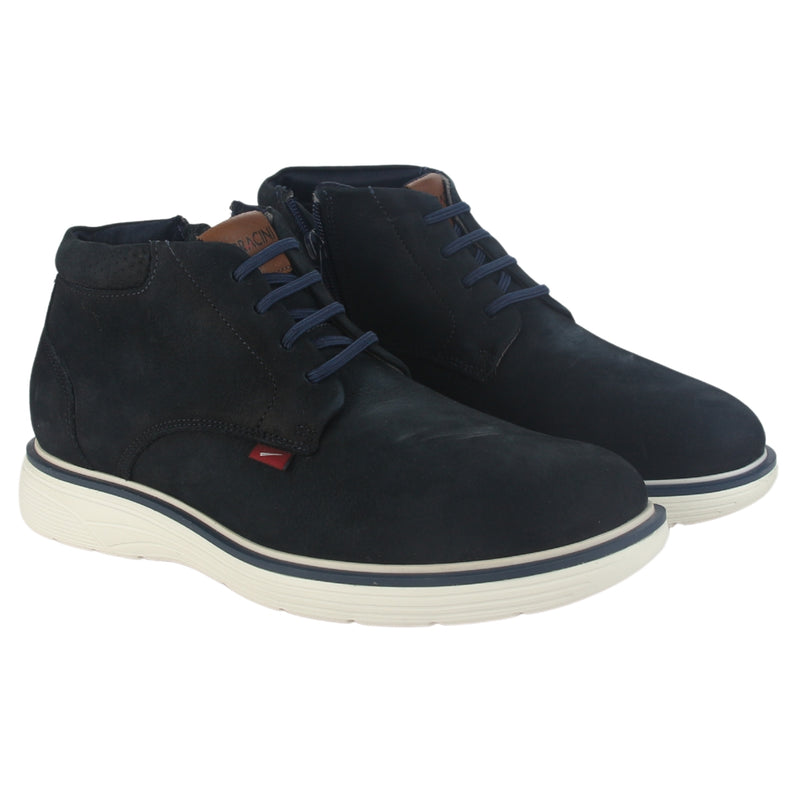 Botin Ferracini Hombre 4962 Full Rustic Azul Marino Casual