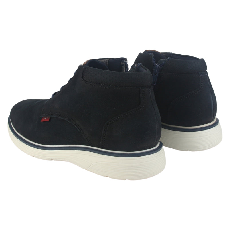 Botin Ferracini Hombre 4962 Full Rustic Azul Marino Casual