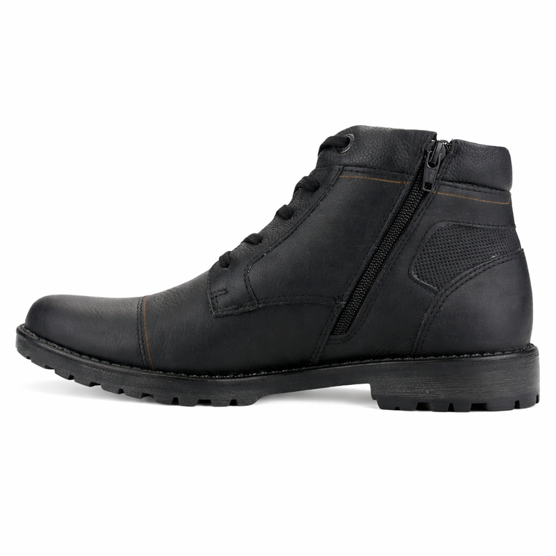 Botin Negro Hombre Casual Ferracini 9948 Cross