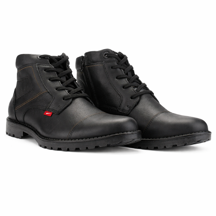 Botin Negro Hombre Casual Ferracini 9948 Cross