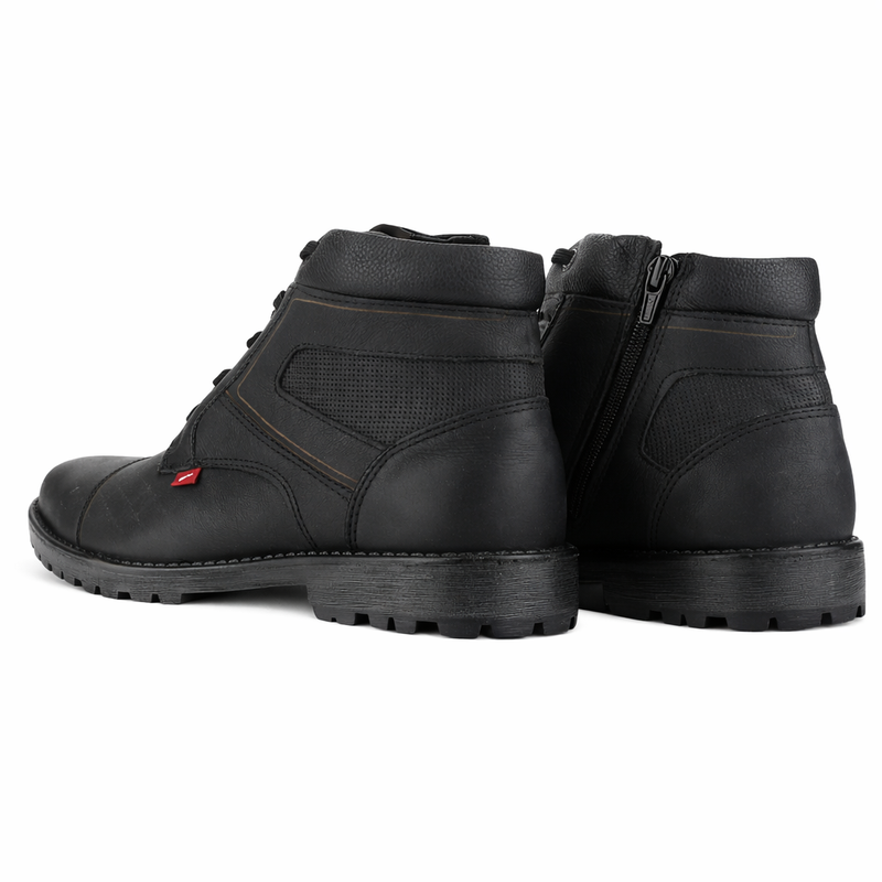 Botin Negro Hombre Casual Ferracini 9948 Cross
