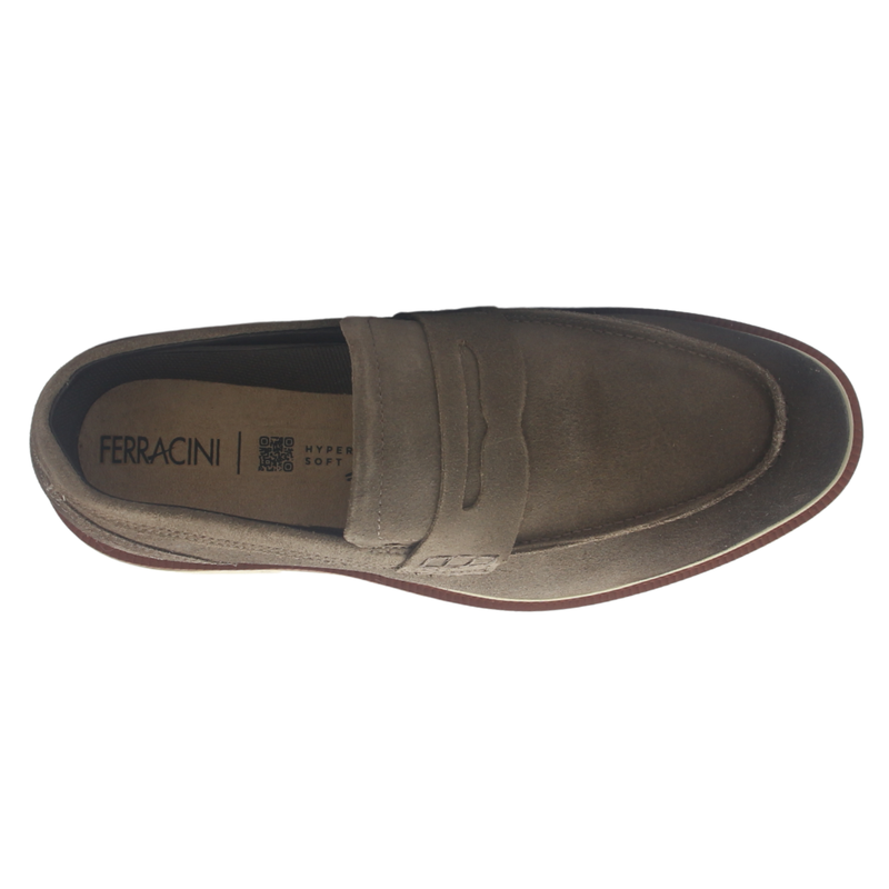 Mocasin Café Hombre Casual Ferracini 5438 Firenze